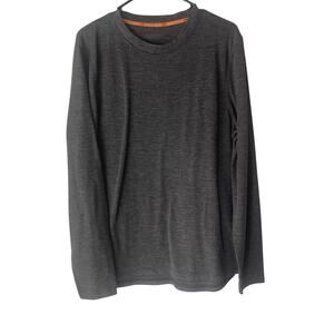 Omni-Wool Men's Size XL Gray Base Layer Long Sleeve 20% Wool Shirt